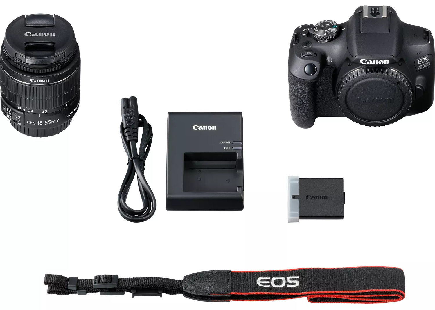Canon EOS 2000D with 18-55mm Lens