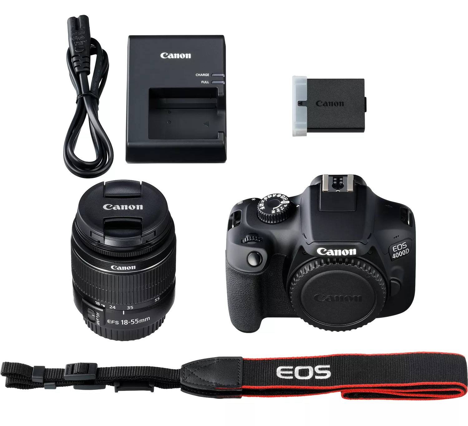 Canon EOS 4000D with 18-55mm III Lens