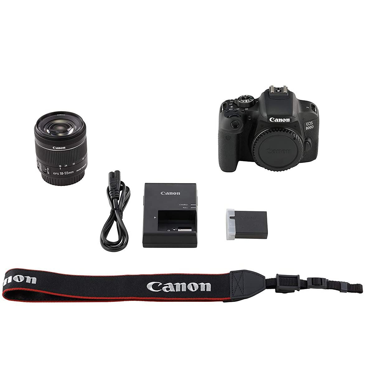 Canon EOS 800D with 18-55mm STM Lens