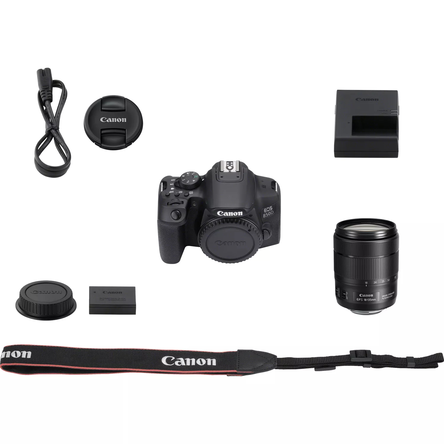 Canon EOS 850D with 18-135mm USM Lens