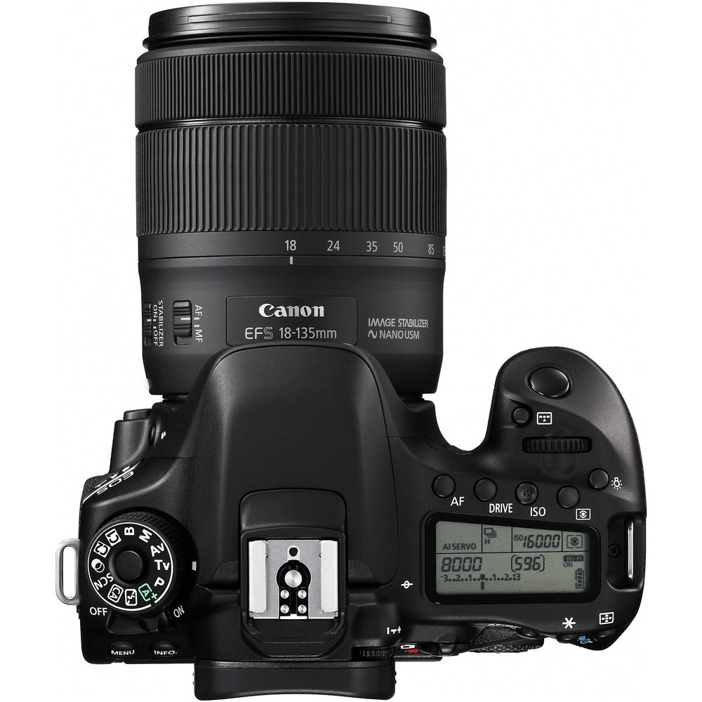 Canon EOS 80D with 18-135mm USM Lens