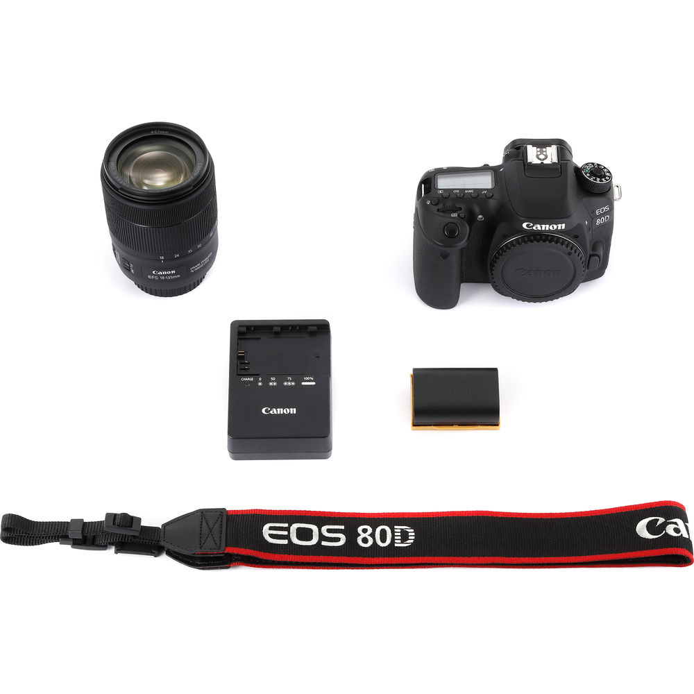 Canon EOS 80D with 18-135mm USM Lens