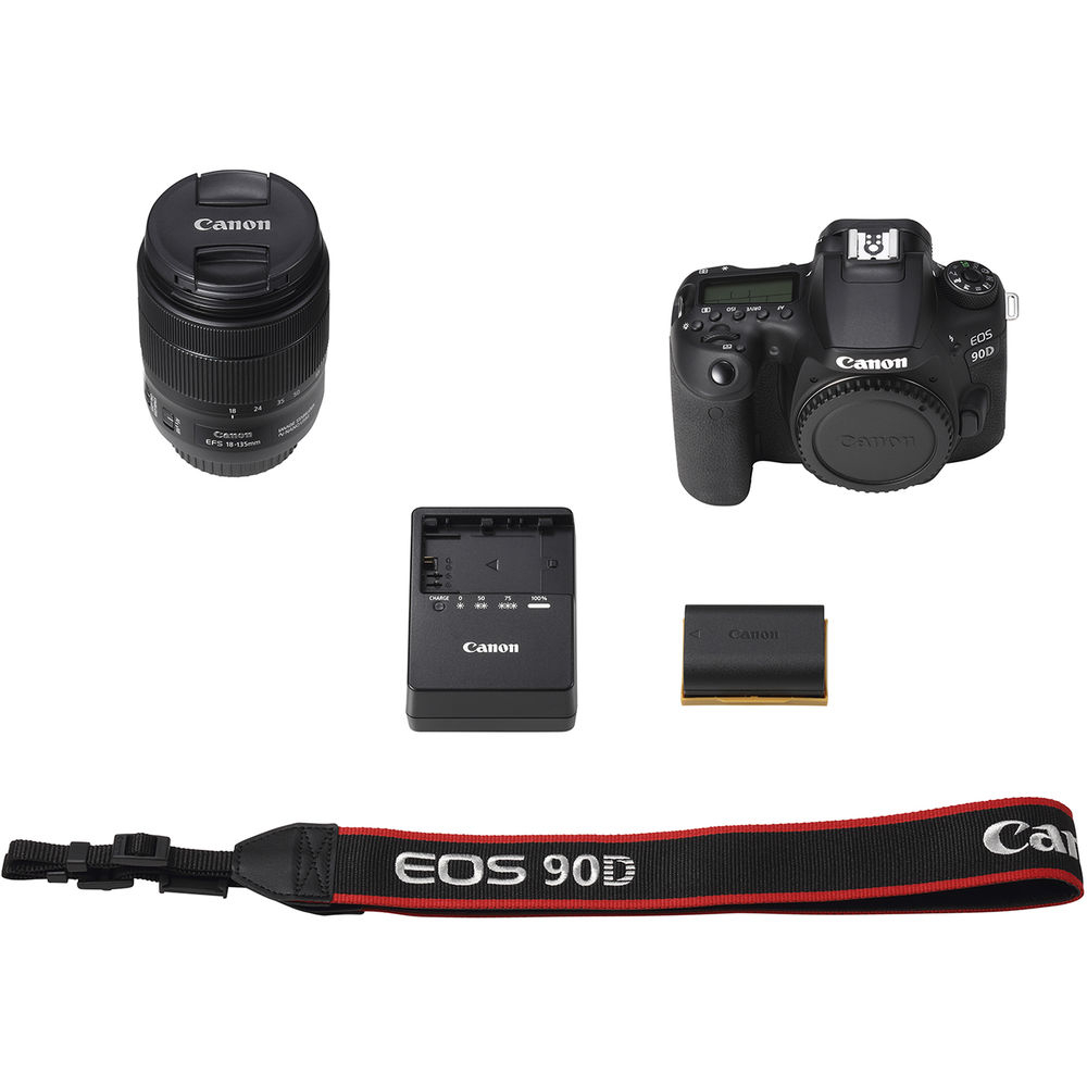 Canon EOS 90D with 18-135mm USM Lens