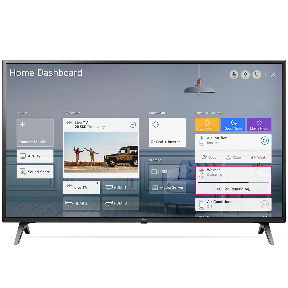 LG 43UN7100 43 Inch 4K Smart webOS