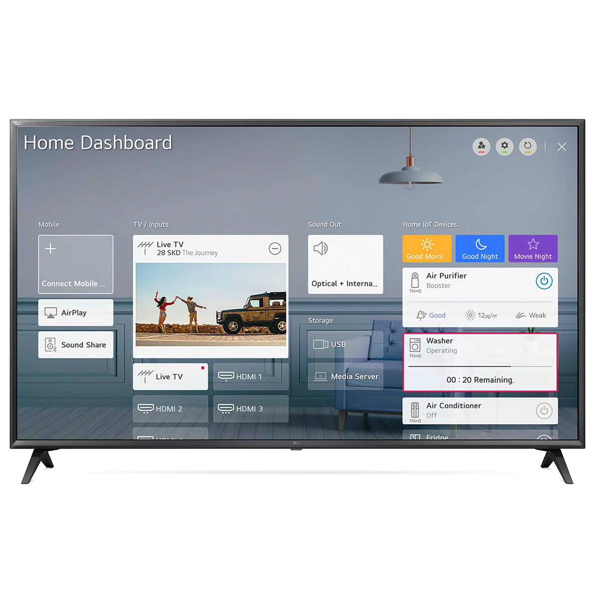 LG 65UN7100 65 Inch 4K Smart webOS
