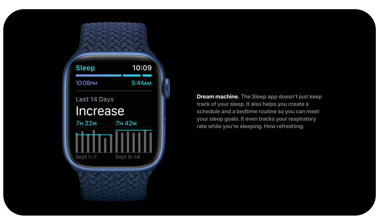 Apple Watch Series 7 Aluminum Sport Band GPS 45mm